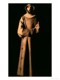 St. Francis of Assisi Giclee Print by Francisco de Zurbarán