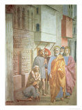 St. Peter Healing with His Shadow, circa 1427 Reproduction procédé giclée par Tommaso Masaccio