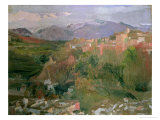 Granada, 1920 Giclée-tryk af Joaquín Sorolla y Bastida Granada, 1920 Giclée-tryk af Joaquín Sorolla y Bastida