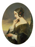 Portrait of the Countess Marie D'Agoult, 1843, Giclee Print