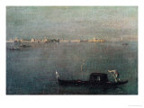 The Gondola on the Lagoon Giclee Print by Francesco Guardi