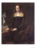 Portrait of a Gentlewoman Giclée-Druck von Agnolo Bronzino