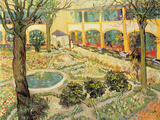 The Asylum Garden at Arles, c.1889 Giclee Print by Vincent van Gogh