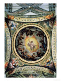 The Vision of St. John on Patmos, 1520-23 Lámina giclée por Correggio