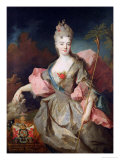 The Countess of Castelblanco Giclee Print by Jean-Baptiste Oudry