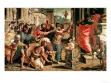 The Sacrifice at Lystra (Sketch for the Sistine Chapel) (Pre-Restoration) Giclee Print by Raphael 