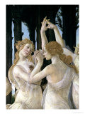 Primavera: Detail of Two of the Three Graces Giclee Print by Sandro Botticelli