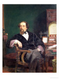 Portrait of Charles Dickens Giclee Print by William Powell Frith