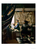 Jan Vermeer - The Painter in His Studio 1665-66 Digitálně vytištěná reprodukce Jan Vermeer - The Painter in His Studio 1665-66 Digitálně vytištěná reprodukce