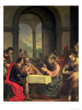 Supper at Emmaus Reproduction procédé giclée par Alessandro Allori