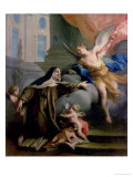 Vision of St. Theresa reproduction procédé giclée par Jacopo Amigoni