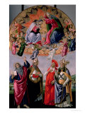 The Coronation of the Virgin circa 1480 Giclée-Druck von Sandro Botticelli