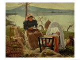 A Letter from Her Husband, 1895 Giclee Print by Angel Andrade Blazguez