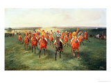 The Finish of the Two Thousand Guineas at Newmarket Giclee Print by Samuel Henry Alken
