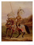 At Eglinton, Lord of the Tournament, 1840 reproduction procédé giclée par Edward Henry Corbould