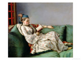 Portrait of Maria Adelaide of France in Turkish Costume, 1753 Giclee Print by Jean-Etienne Liotard