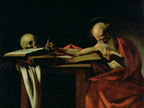 St. Jerome Writing, circa 1604 Giclee Print by Caravaggio 