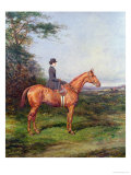 Miss A.L.North on "Ivanhoe" Giclée-Druck von Heywood Hardy