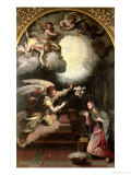 The Annunciation, 1579 Giclée-Druck von Alessandro Allori