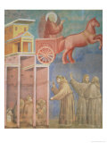 The Vision of the Chariot of Fire, 1296-7 Reproduction procédé giclée par Giotto di Bondone 