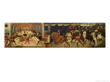 The Story of Alatiel, on Horseback and at a Banquet Giclee Print by Master Of The Jarves Chest 
