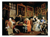 Marriage a La Mode: I, the Marriage Contract, Before 1743 Giclee Print by William Hogarth Marriage a La Mode: I, the Marriage Contract, Before 1743 Giclee Print by William Hogarth