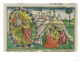 Facsimile Copy of Exodus 20 1-5 Moses Receiving the Ten Commandments Giclee Print