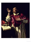 St. Carlo Borromeo, circa 1610 Giclée-Druck von Orazio Borgianni