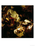The Infant Hercules Strangling the Serpents, 1786-8 Reproduction procédé giclée par Joshua Reynolds