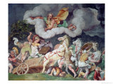 Achilles Dragging the Body of Hector Round on His Chariot, Detail Giclee Print by Giulio Romano