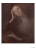 Woman Leaning on a Table, 1893 reproduction procédé giclée par Eugene Carriere
