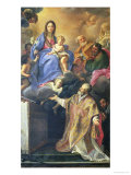 The Virgin Mary Appearing to St. Philip Neri reproduction procédé giclée par Carlo Maratti