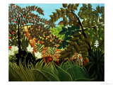 Exotic Landscape Giclee Print by Henri Rousseau