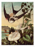 Illustration to "Thumbkinetta," by Hans Christian Andersen circa 1872 Giclee Print by Eleanor Vere Boyle