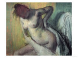 Woman Drying Herself Giclee Print by Edgar Degas