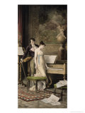 The Duet Giclee Print by Karl The Elder Schweninger