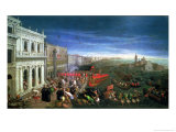 Riva Degli Schiavoni, Venice reproduction procédé giclée par Leandro Da Ponte Bassano