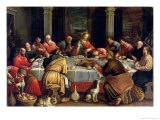 La cène reproduction procédé giclée par Leandro Da Ponte Bassano