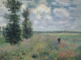 The Poppy Field Giclée-Druck von Claude Monet