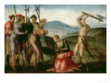 The Martyrdom of a Female Saint Giclee Print by Francesco Granacci
