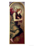 The Archangel Gabriel, Left Hand Panel of an Annunciation, 1555 Giclee Print by Agnolo Bronzino