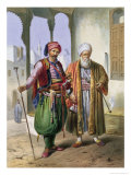 A Janissary and a Merchant in Cairo, Illustration from A Janissary and a Merchant in Cairo, Illustration from