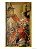 Portrait of Federigo Da Montefeltro, Duke of Urbino and His Son Guidobaldo reproduction procédé giclée par Pedro Berruguete