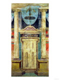 Wall Decoration from the Villa of P Fannius at Boscoreale, Near Pompeii Giclée-Druck