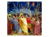 The Betrayal of Christ, circa 1305 Giclee Print by Giotto di Bondone 