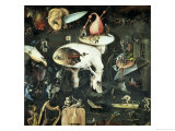 The Garden of Earthly Delights: Hell, Right Wing of Triptych, Detail of "Tree Man," c. 1500 Giclee Print by Hieronymus Bosch