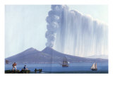 Naples: Vesuvius Erupting, 26th October 1822 Giclee Print Naples: Vesuvius Erupting, 26th October 1822 Giclee Print