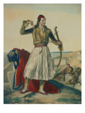 Demetrius Mavromichalis, a Greek Soldier and Patriot, 1825 Giclee Print by Louis Dupré