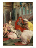 The Holy Family with St. Elizabeth and St. John the Baptist, 1541-3 Giclee Print by Francesco Primaticcio