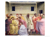The Mocking of Christ, circa 1305 reproduction procédé giclée par Giotto di Bondone 